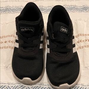 Adidas Kids Black and White Sneakers